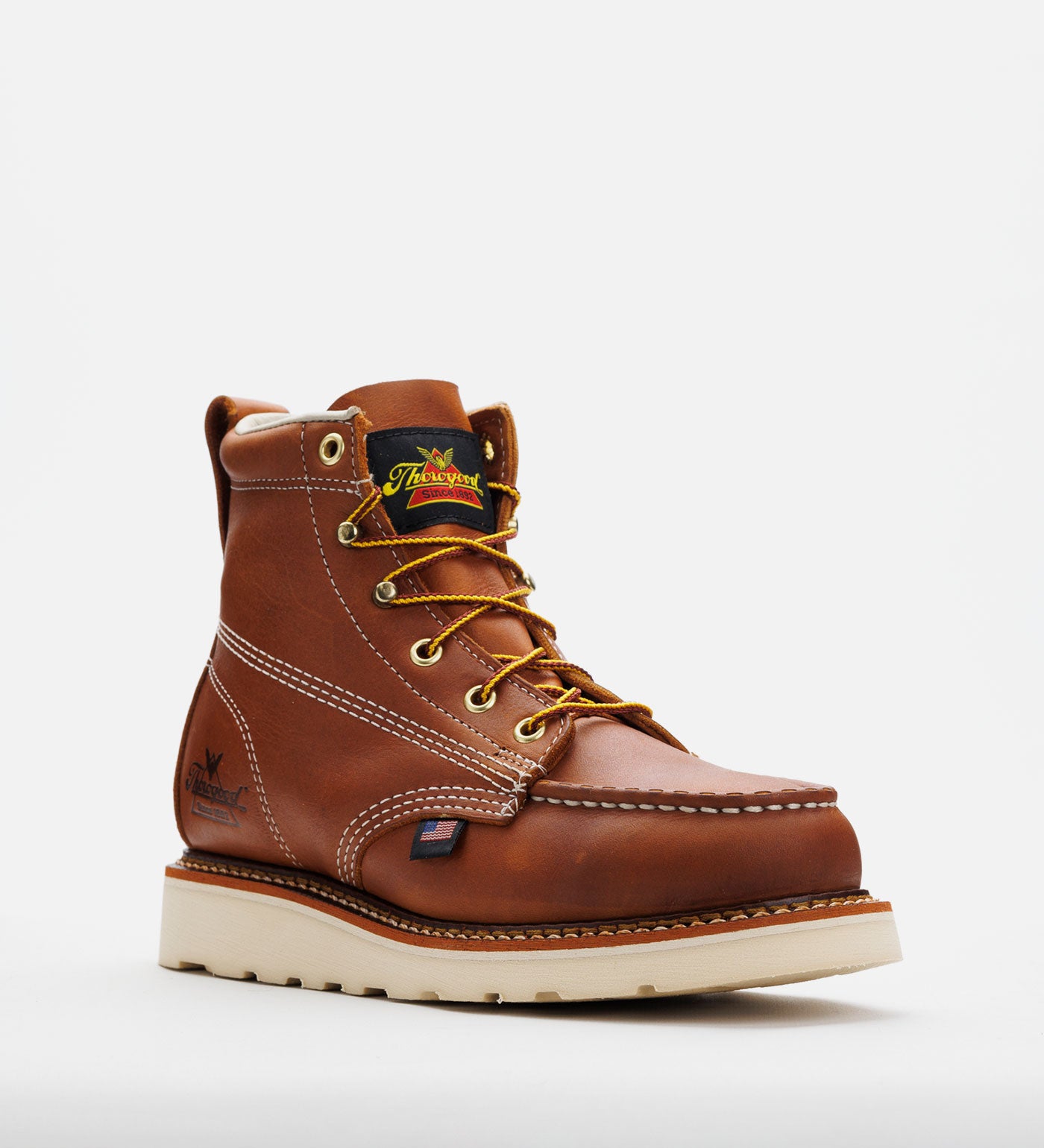Thorogood American Heritage 6'' Tobacco Moc Toe Work Boots for Women