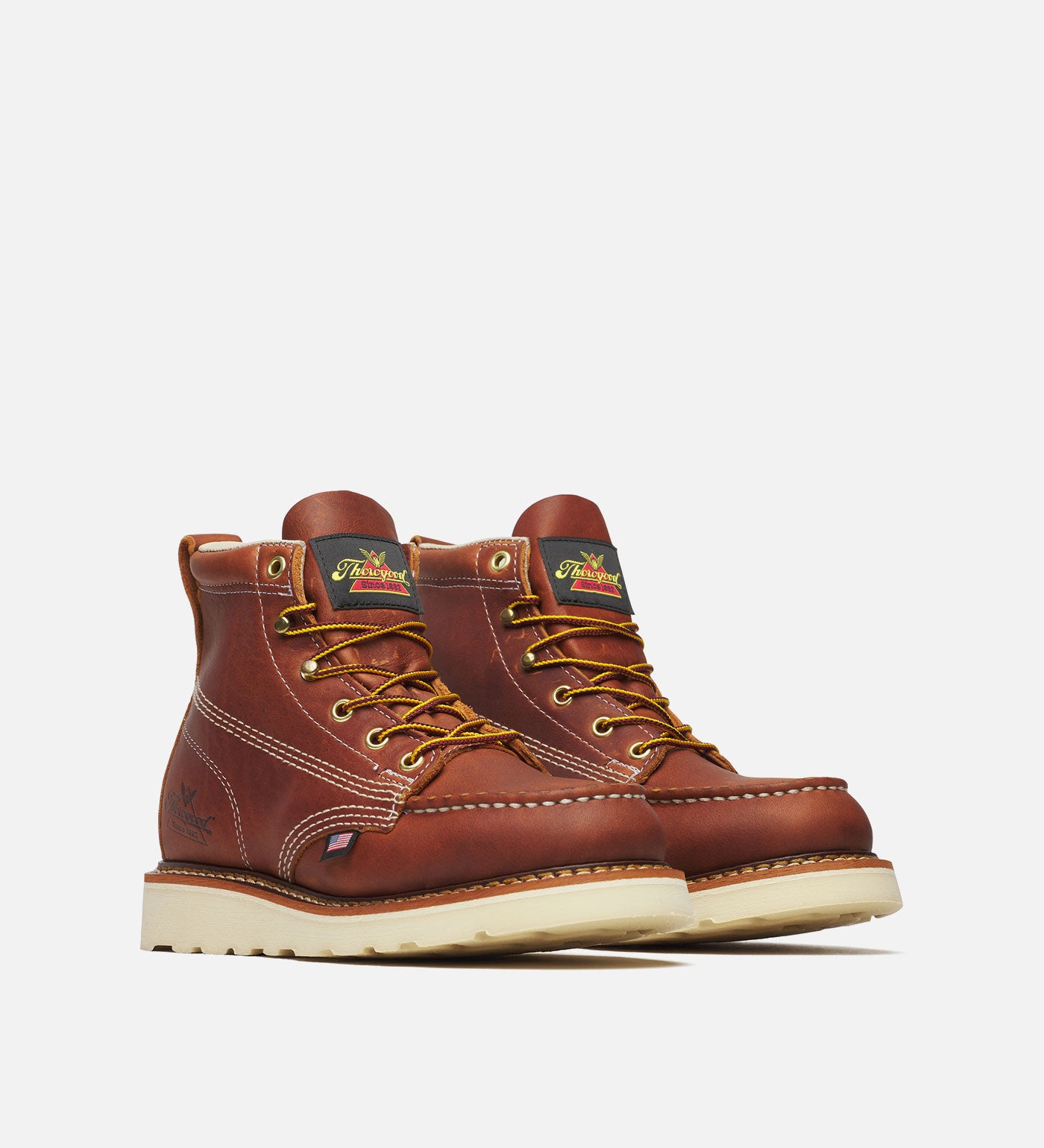 Thorogood American Heritage 6'' Tobacco Moc Toe Work Boots for Women