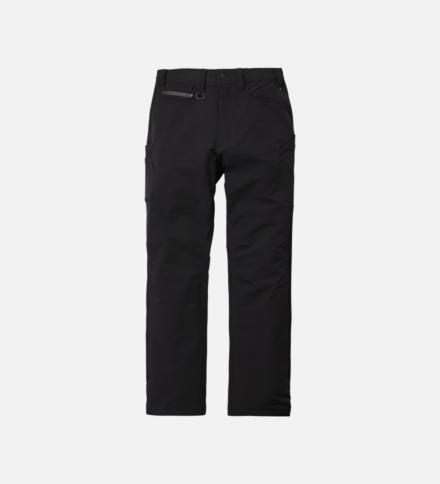 Sam Caan® Mens Work Trousers Softshell Men Water Reflective Resistant Cargo Rain Proof Repellent Windproof Safety Site Work Wear Builder Pants Soft Shell Workwear Warm Black