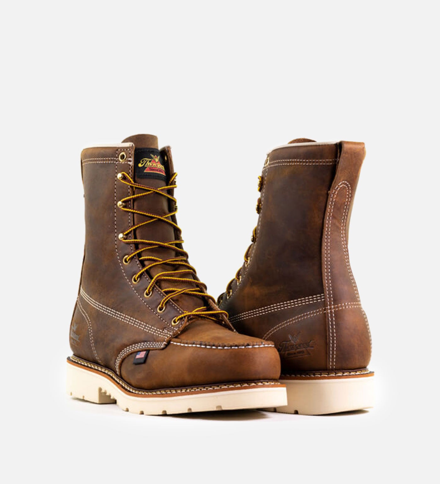 Thorogood American Heritage 8" Steel Toe Work Boots for Men