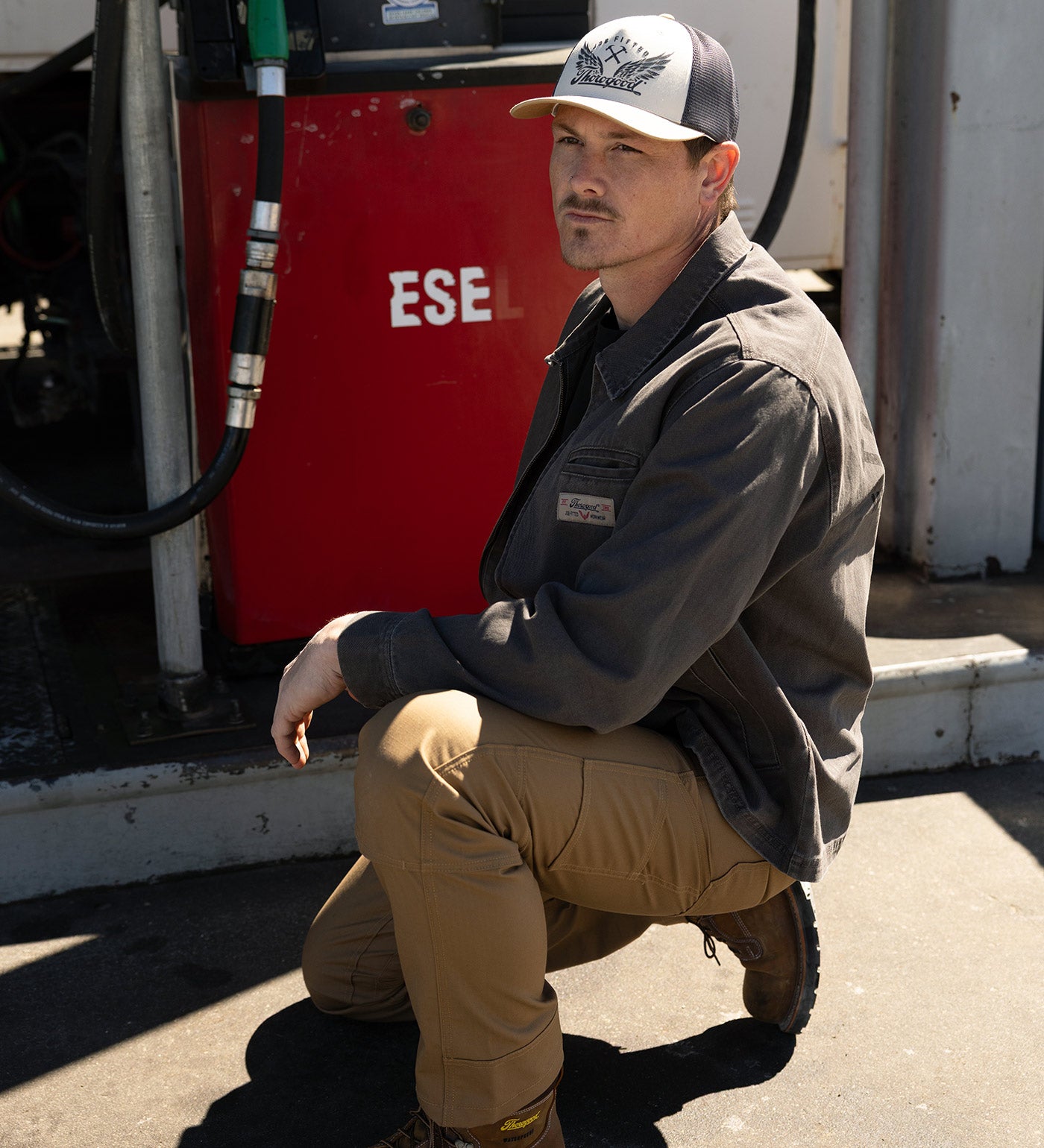Thorogood Washed Canvas Outerwear Station Jacket