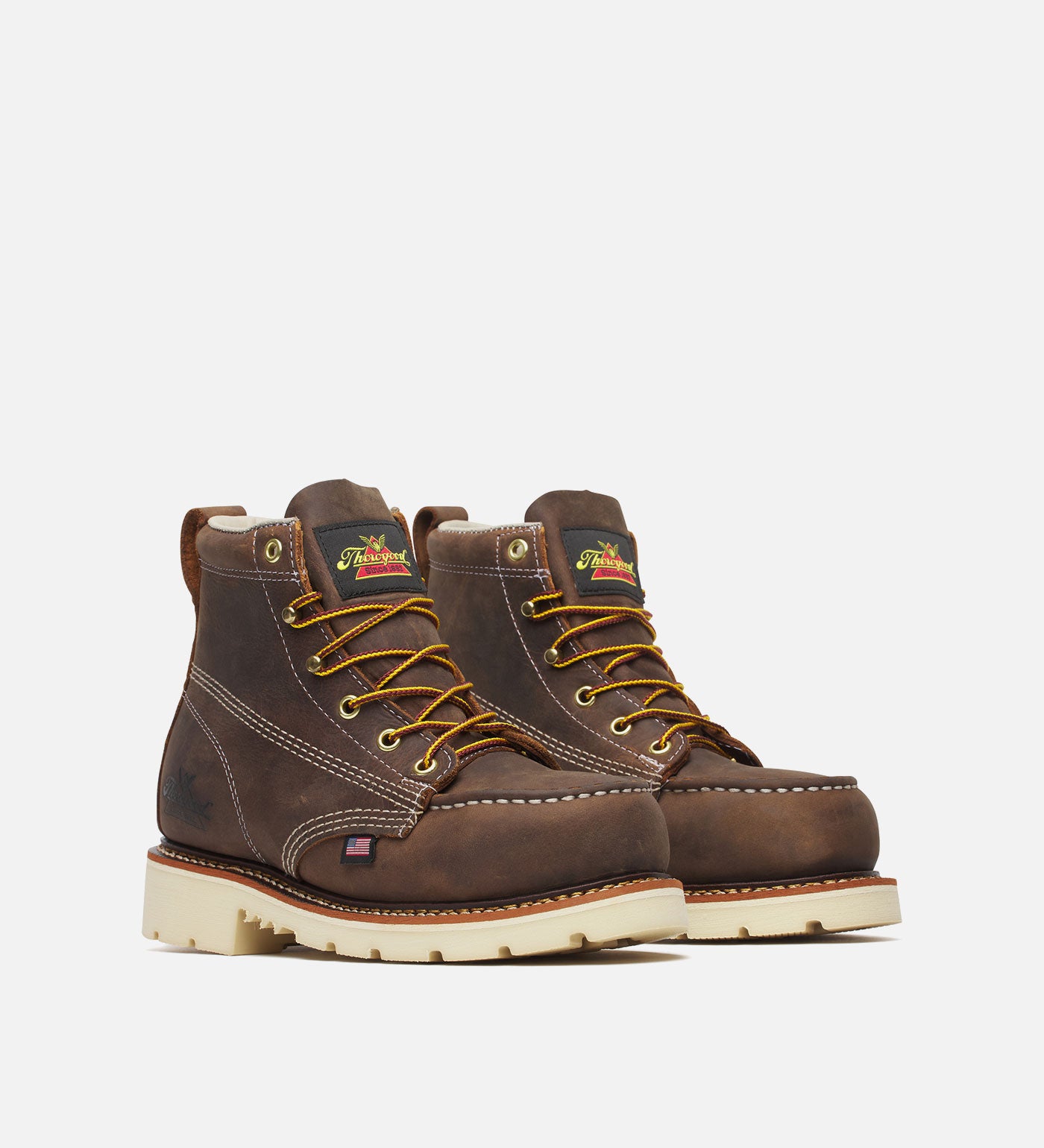 Thorogood American Heritage 6″ Steel Safety Toe Work Boots for Women