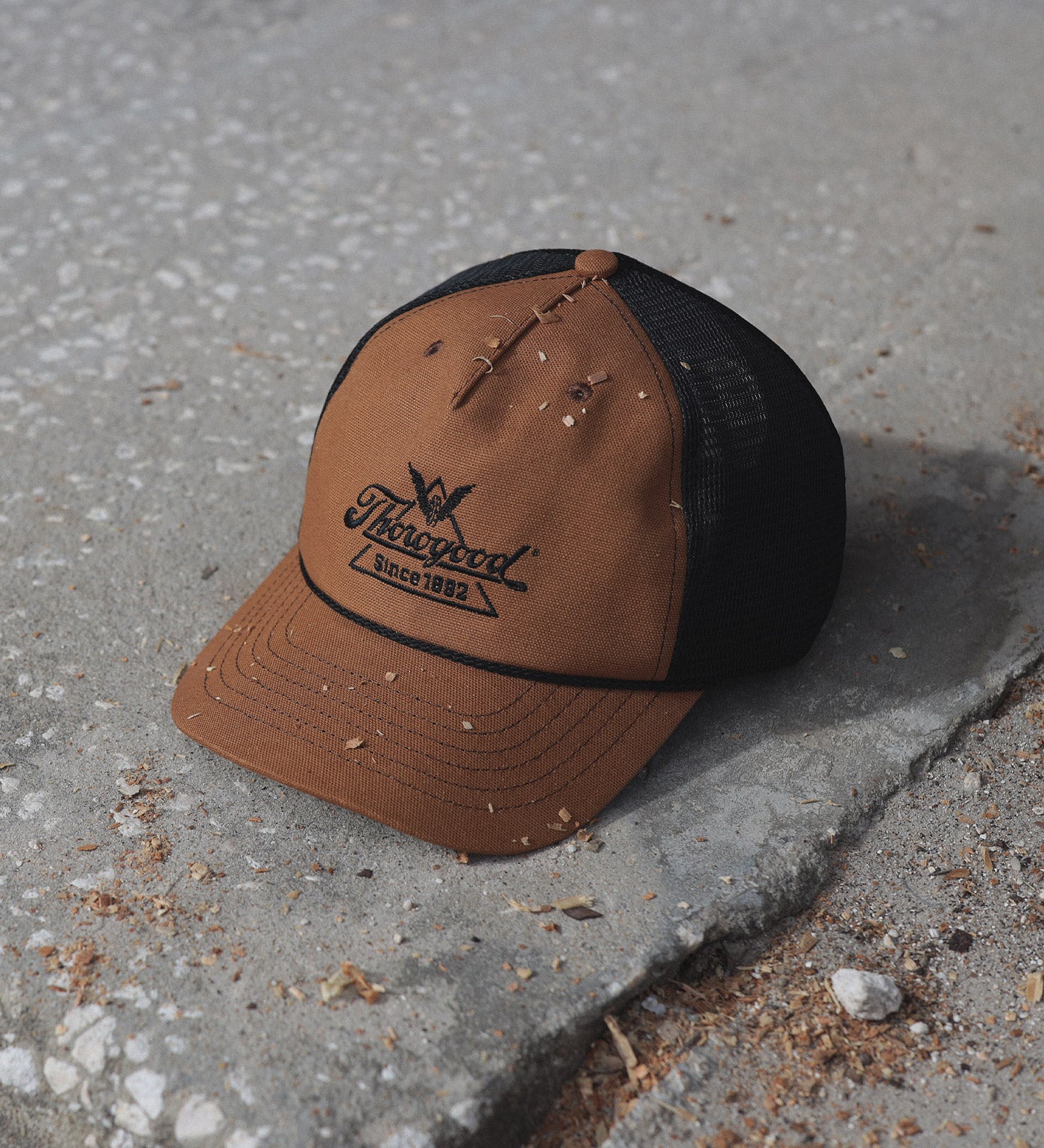 Thorogood Roped Full Log Snapback Hat USA Made