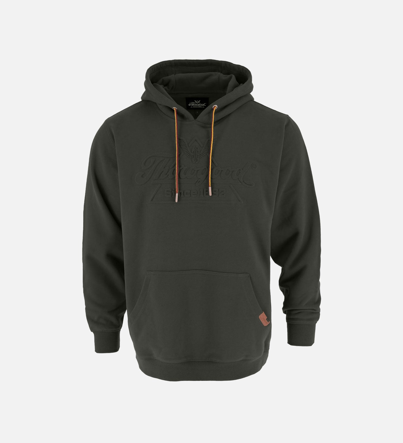 Heavyweight Embossed Logo Hoodie From Thorogood, #color_Duffle Bag