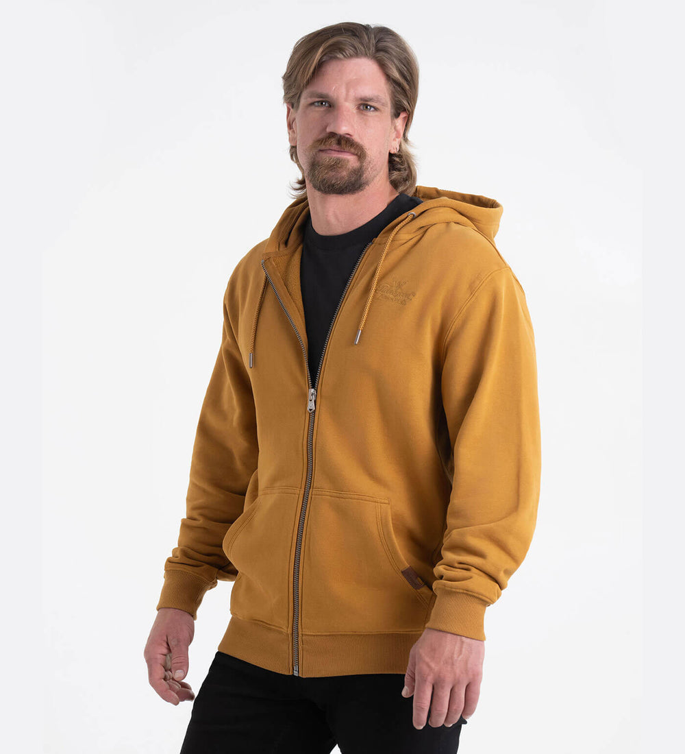 Heavyweight Full Zip Hoodie Essential Sweatshirt For Work