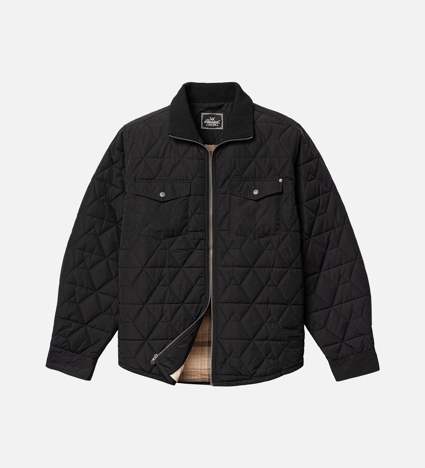 Thorogood Men’s Outrider Durable Water Repellent Quilted Zip Up Jacket