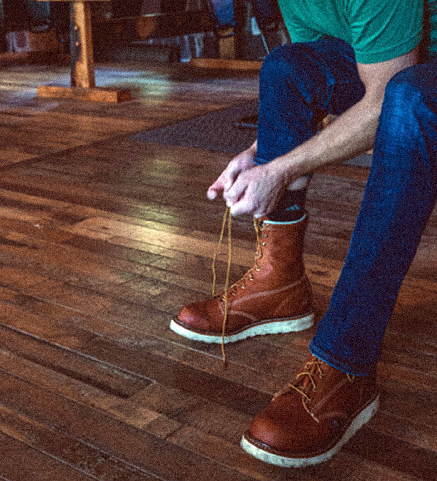 thorogood tobacco boots 8" Safety Toe - Plain Toe Wedge selling boots Thorogood Men's 8" American Heritage
