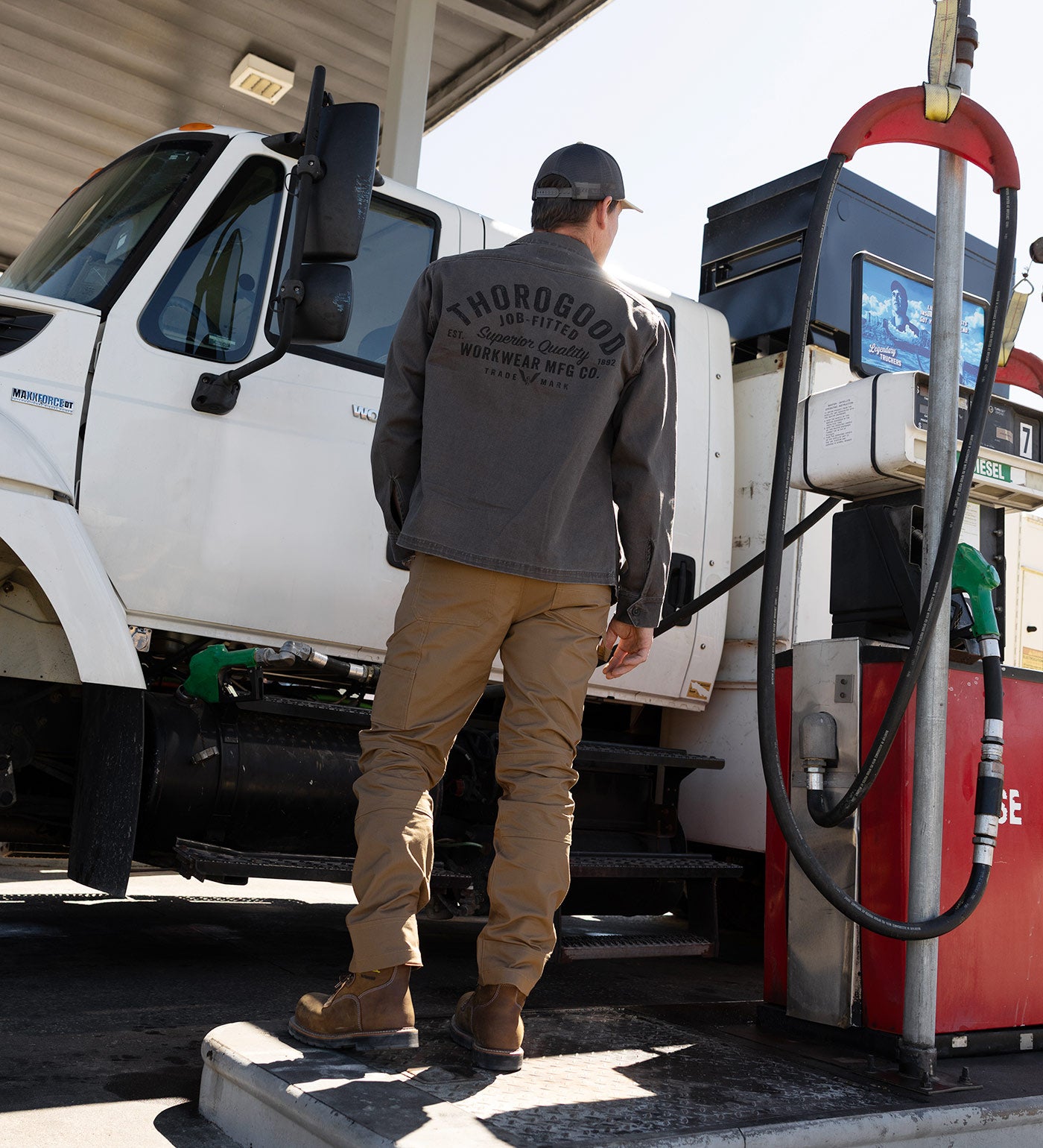 Thorogood Washed Canvas Outerwear Station Jacket