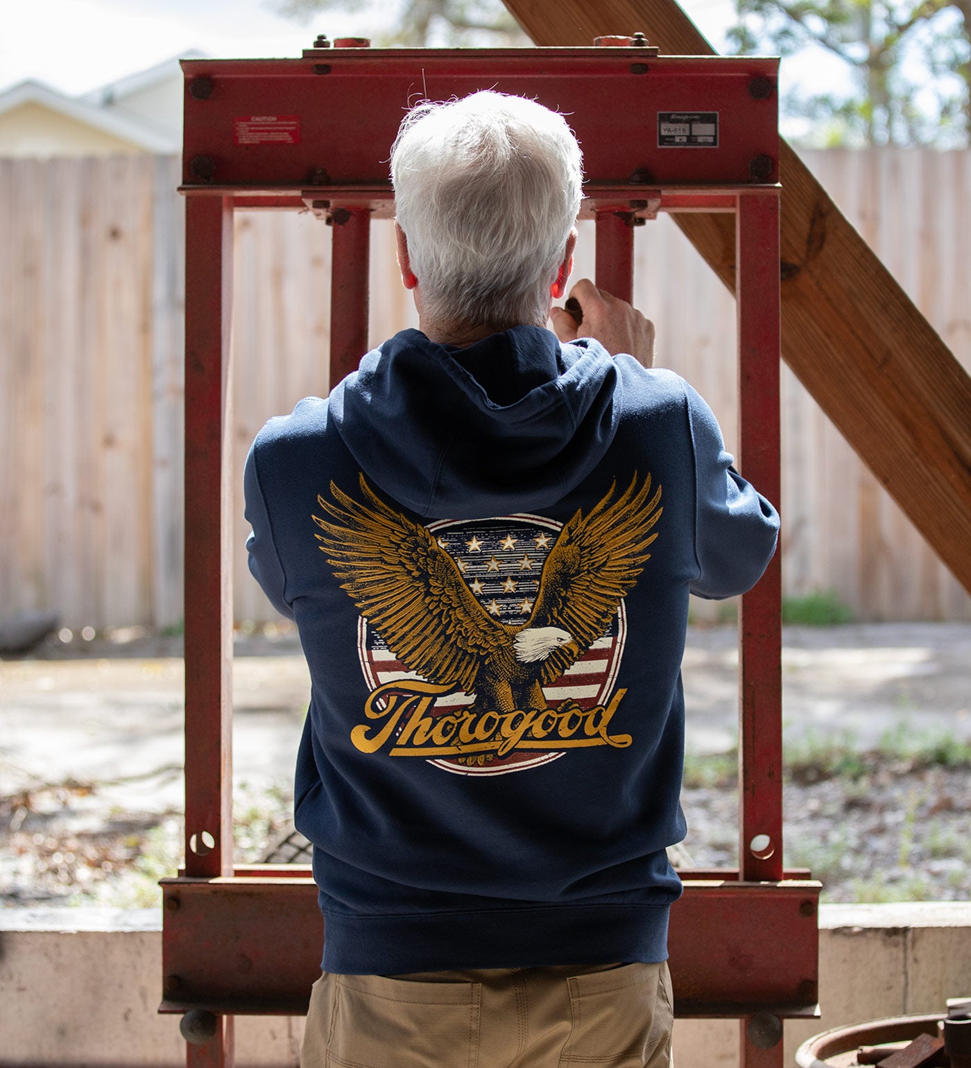 Thorogood Freedom Eagle Pullover Hooded Sweatshirt
