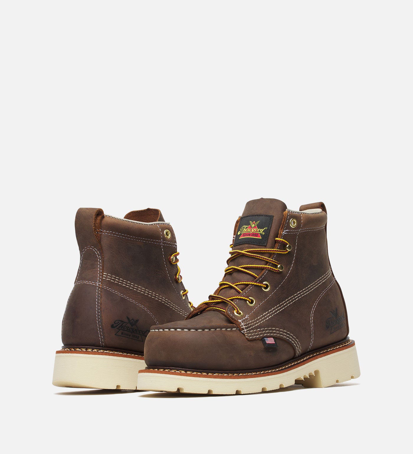 Thorogood American Heritage 6″ Steel Safety Toe Work Boots for Women