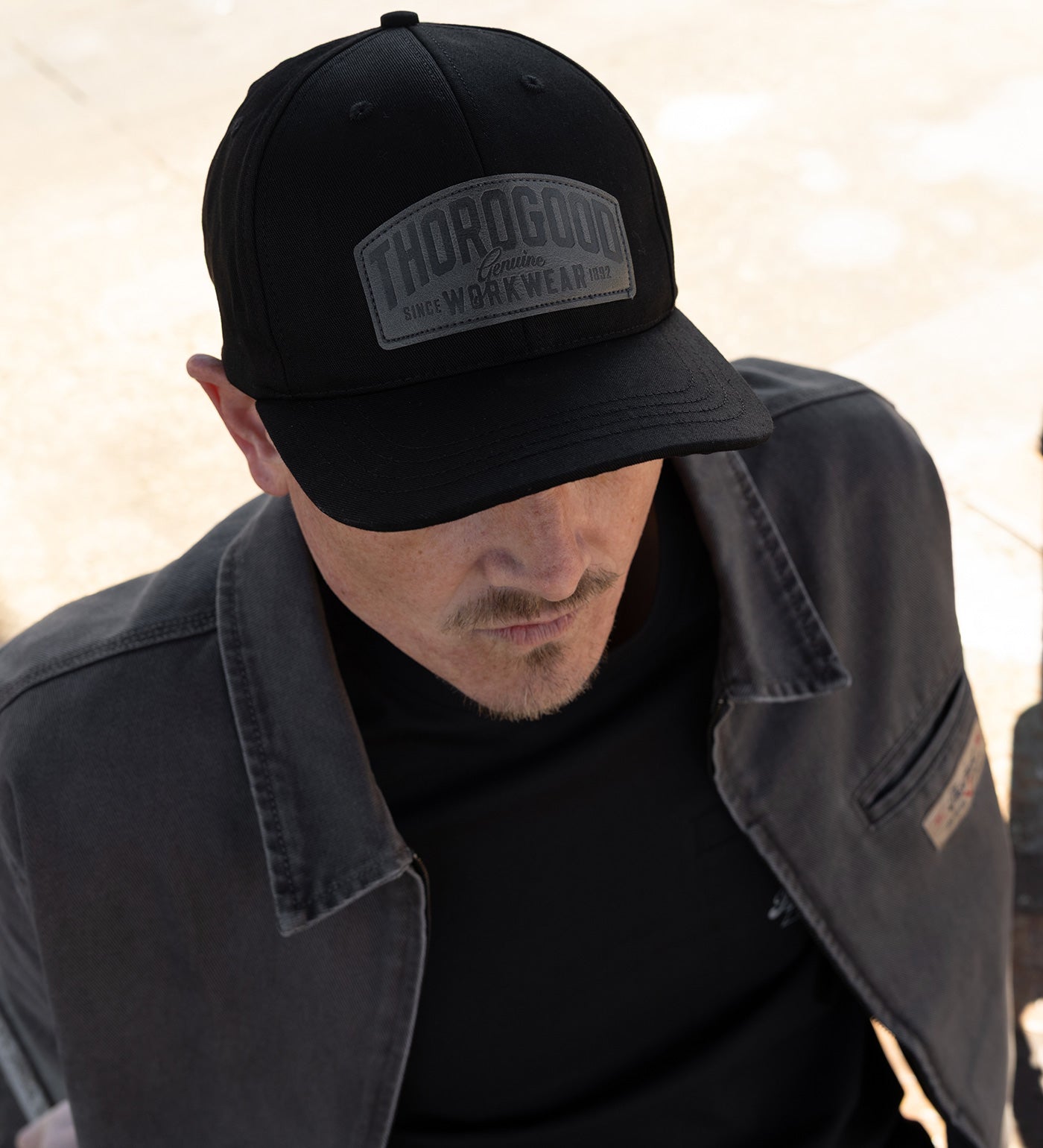 Thorogood Workwear Leather Patch Hat USA Made