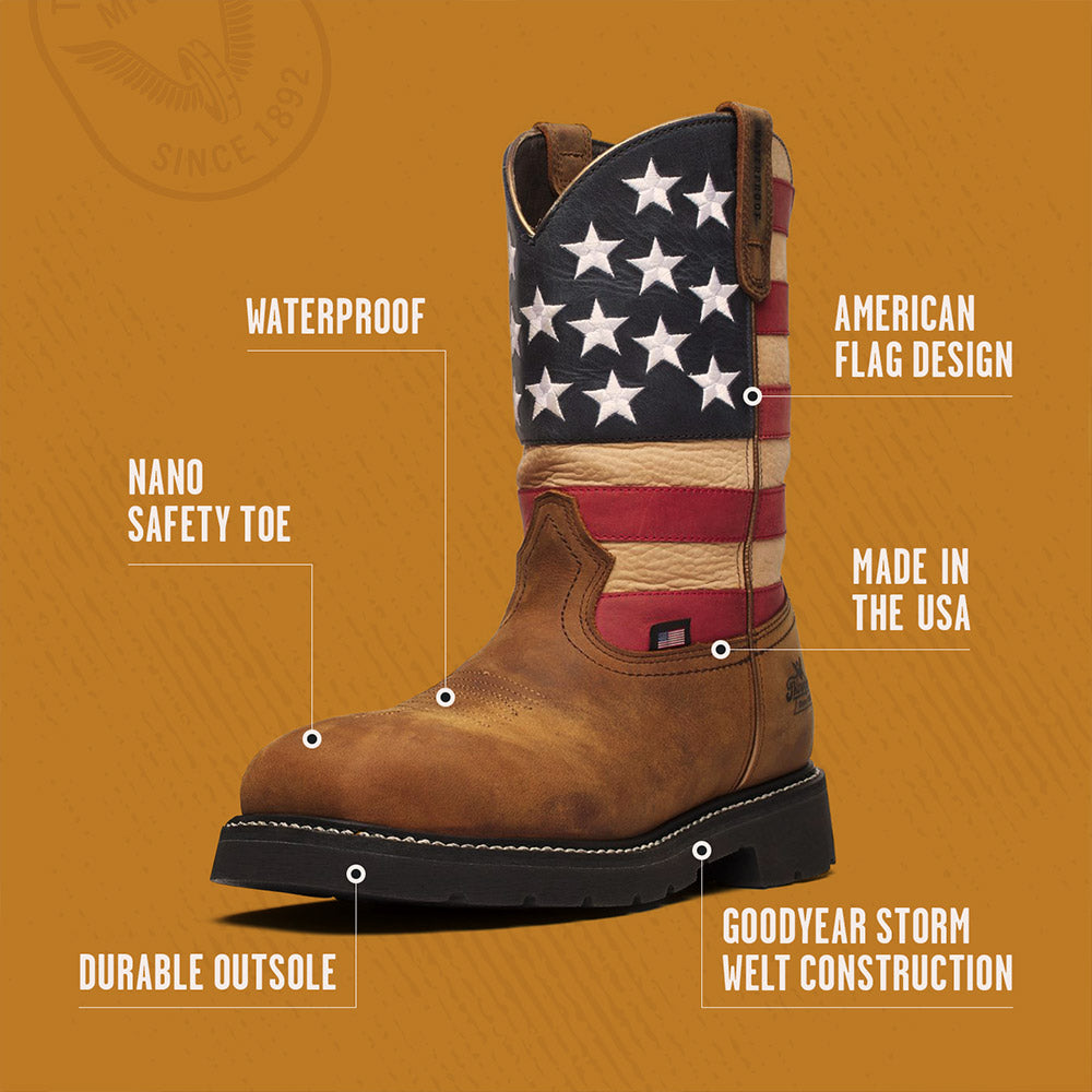 Thorogood Western Stars & Stripes Waterproof 11
